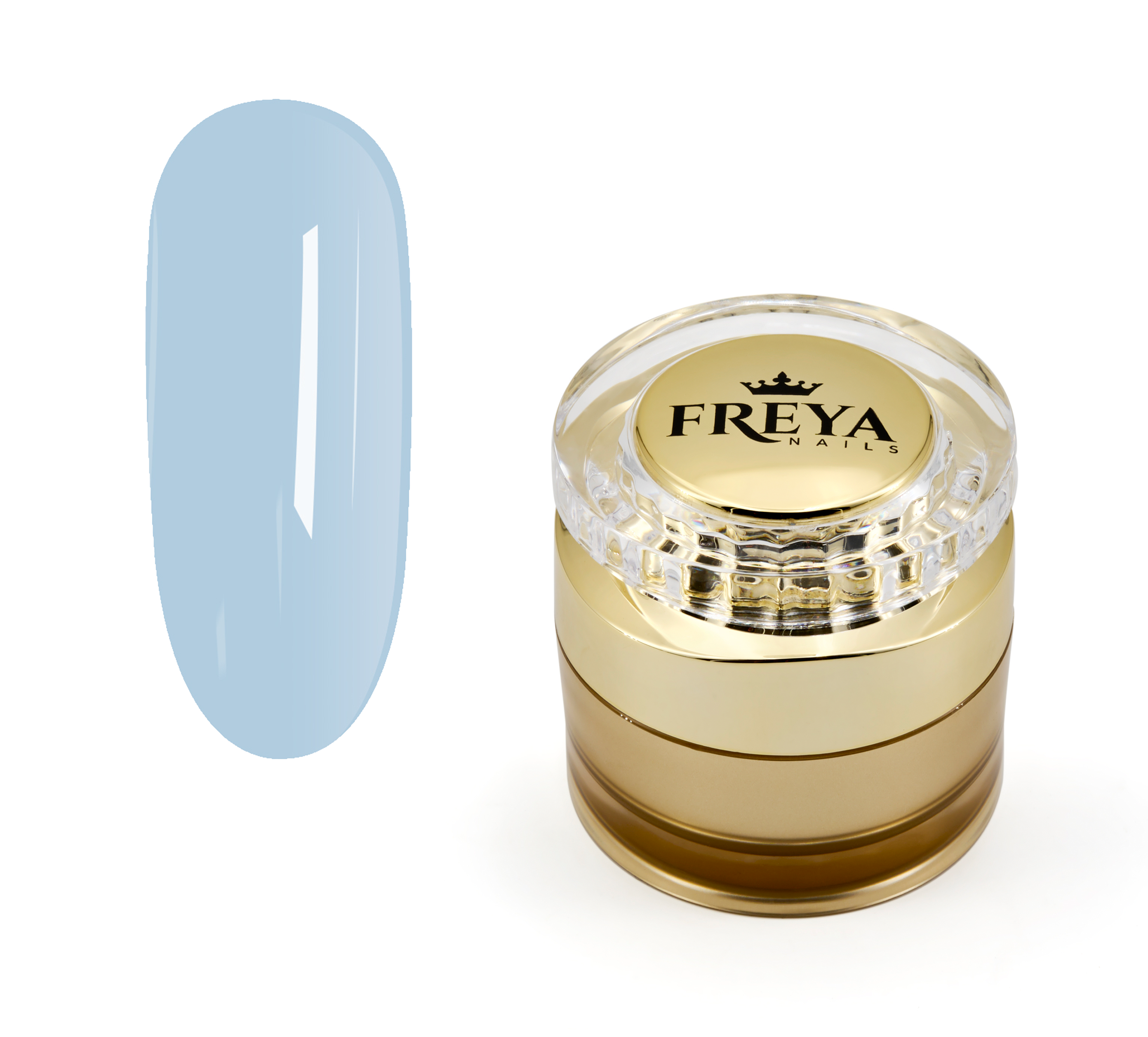 Lemmy Builder Gel 34 - Baby Blue 15ml, TPO free гел лак за маникюр, плътен цвят, професионален гел лак, поръчай от FREYA Nails