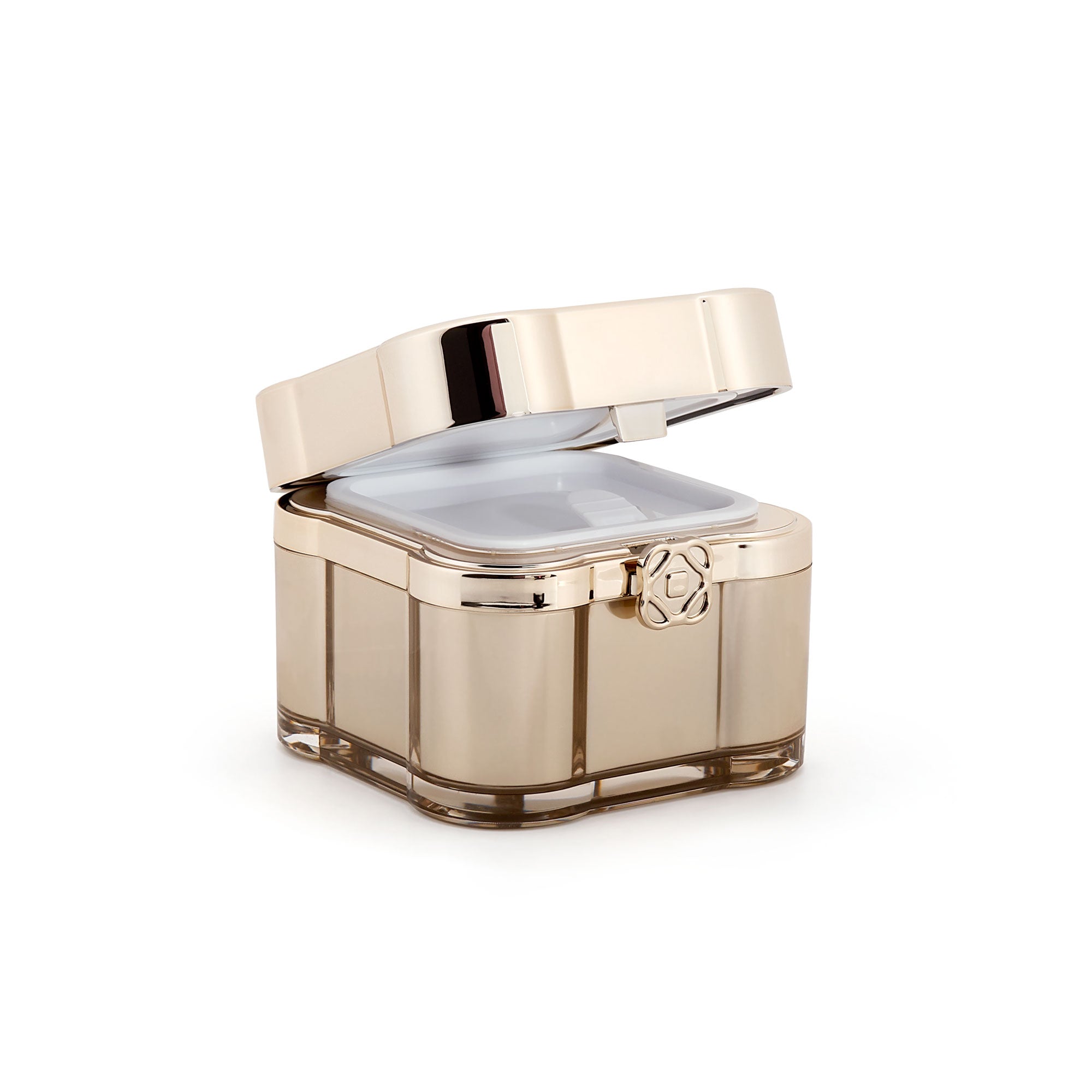 Shimmer Builder Gel 02 - Ocean Pearl в елегантна златна опаковка, подходящ за маникюр и изграждане на нокти | Поръчай от FREYA Nails