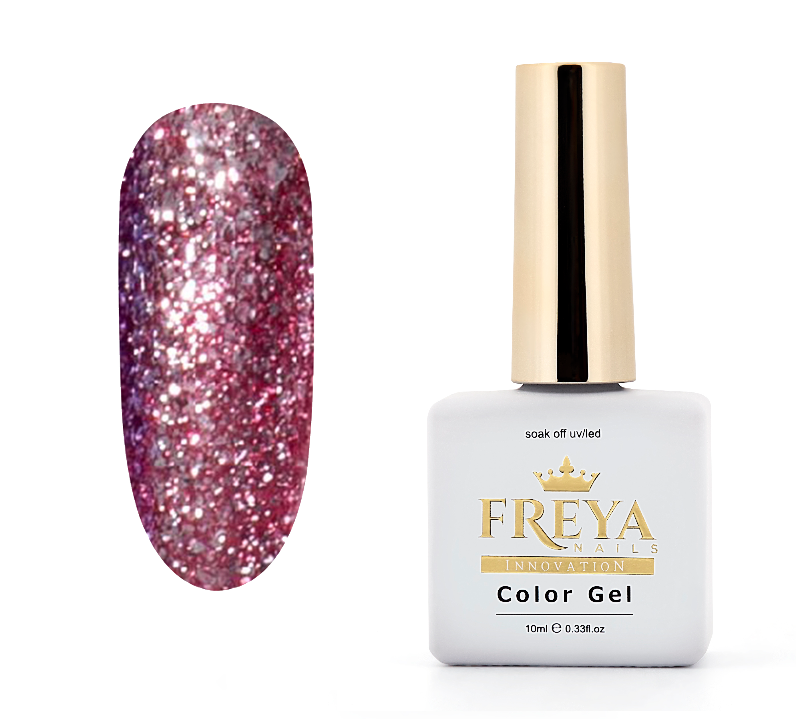 Гел лак Platinum 20 - супер пигментация, лесно отстраним, без ТПО. Подходящ за професионален маникюр 2025 | Поръчай от FREYA Nails