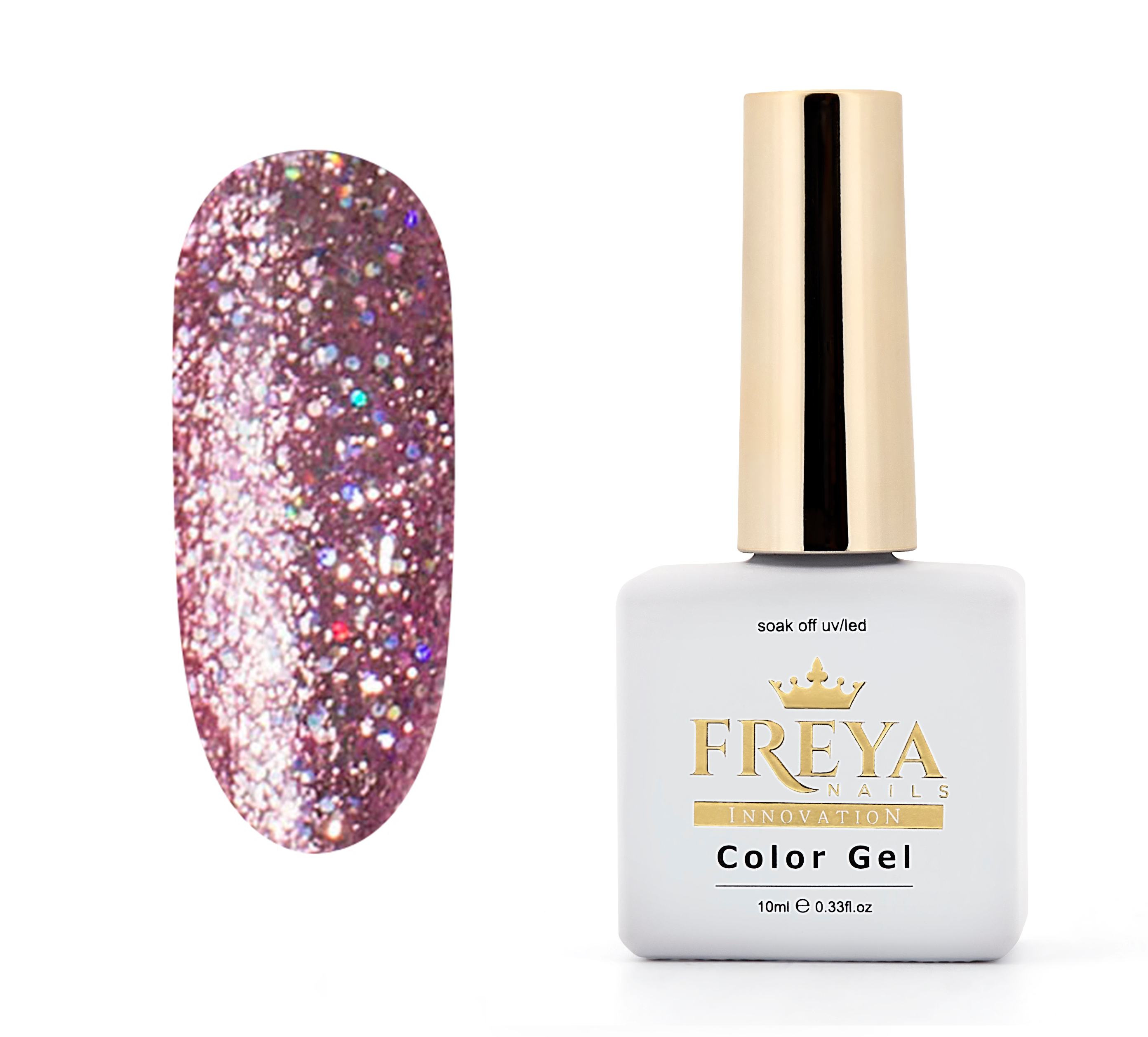 Гел лак Sparkly Gel 17 TPO free, супер пигментация, подходящ за професионален маникюр, uv лампа | Поръчай от FREYA Nails