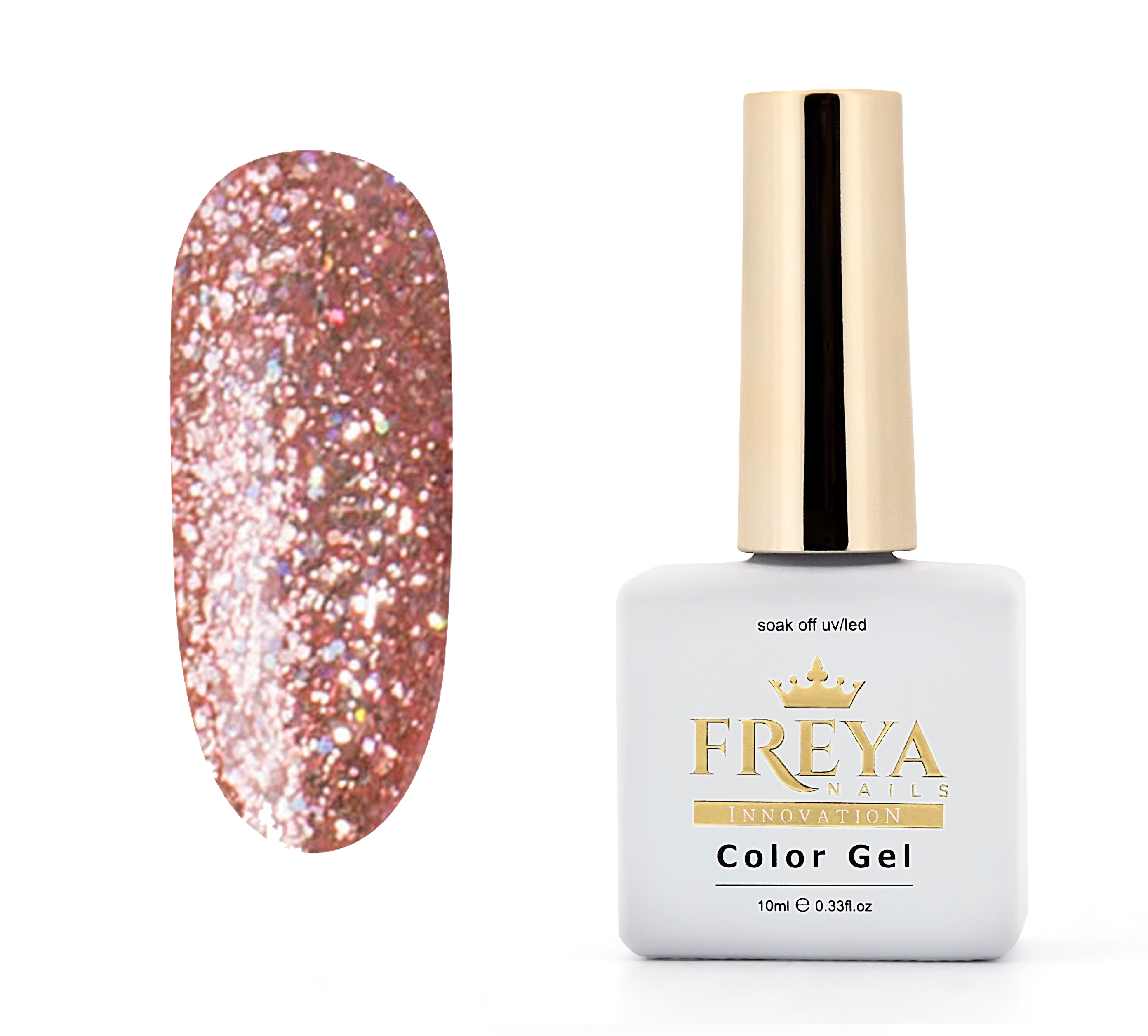 Гел лак Sparkly Gel 06, TPO free, супер пигментиран, професионален маникюр, лак за нокти, buy FREYA Nails