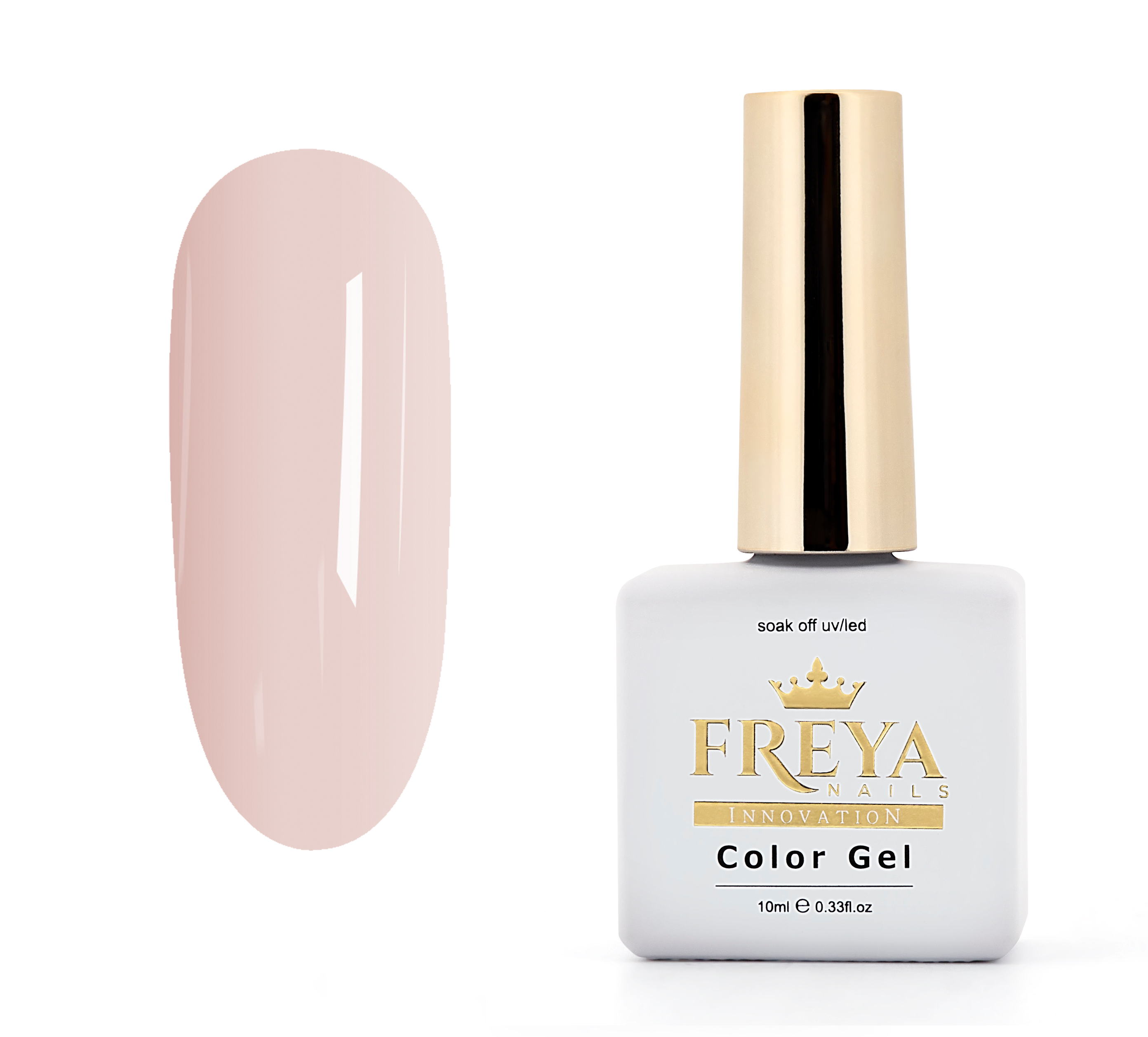 Гел лак 190 - топ гел лак за нокти с висока пигментация | TPO free, професионален маникюр, uv лампи | Поръчай от FREYA Nails