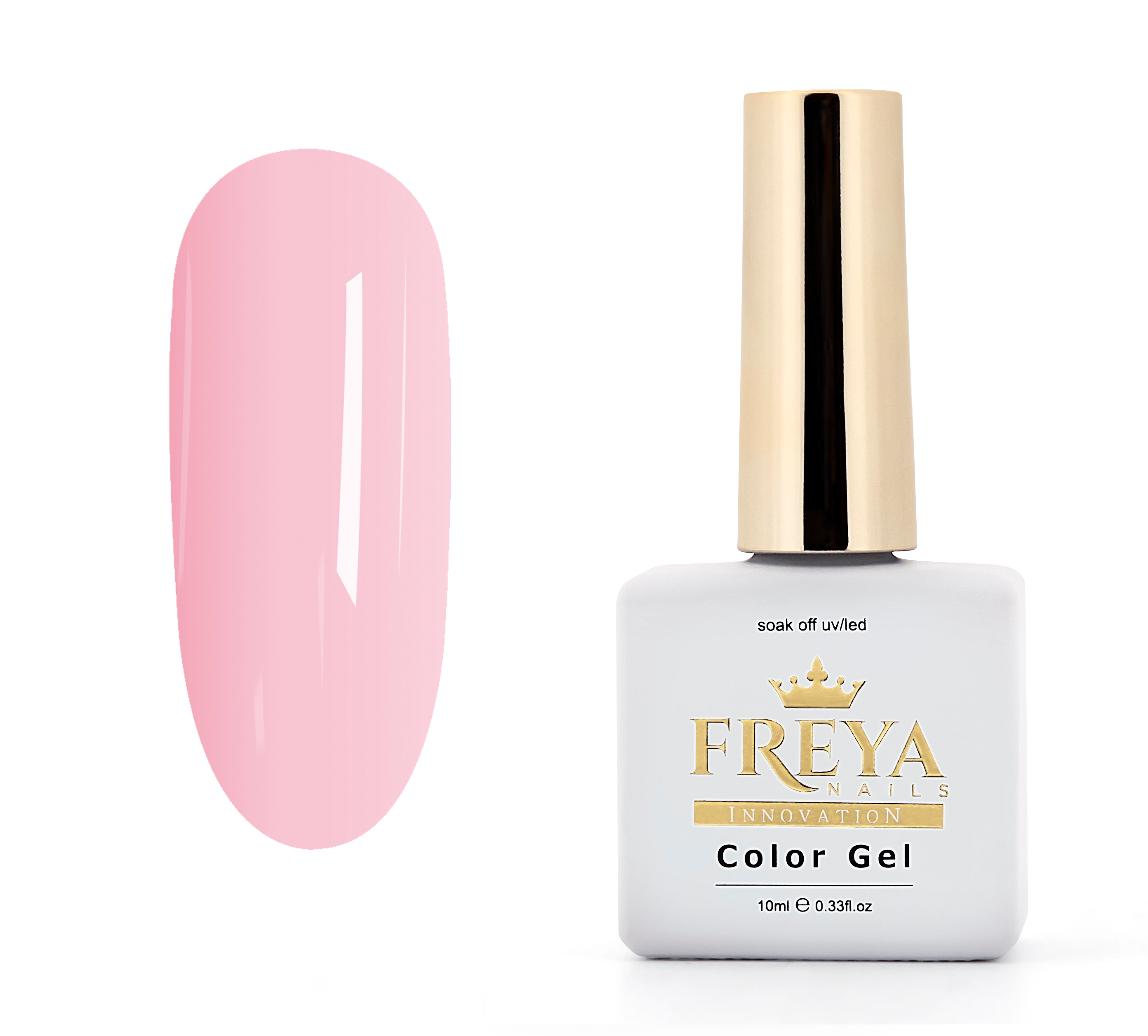 Гел лак 243 Бебешко розово, TPO free, топ цена, маникюр 2025, професионални гел лакове | Поръчай от FREYA Nails