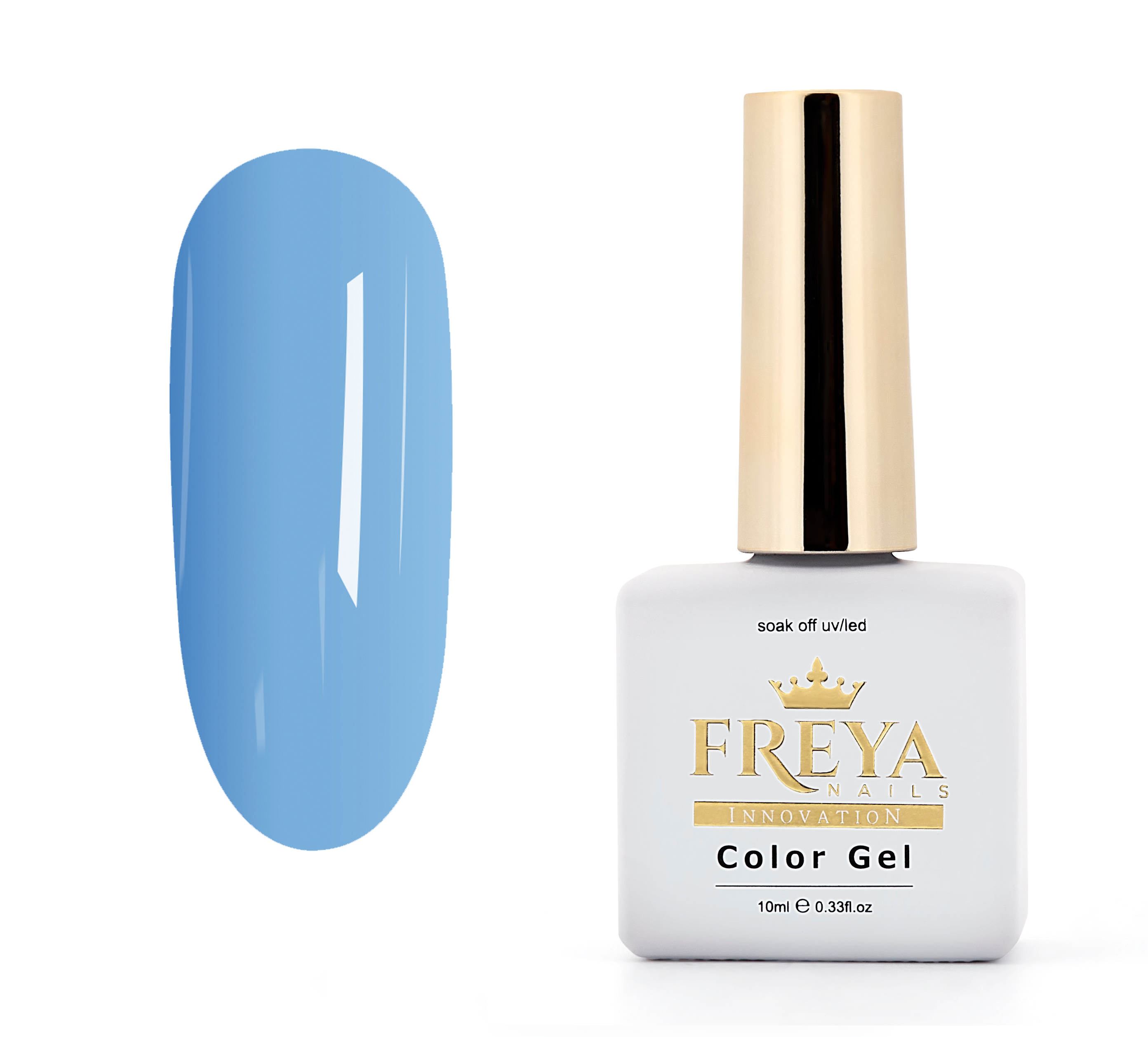 Гел лак 302 с топ пигментация, професионален гел без ТПО, маникюр 2025 | Поръчай от FREYA Nails