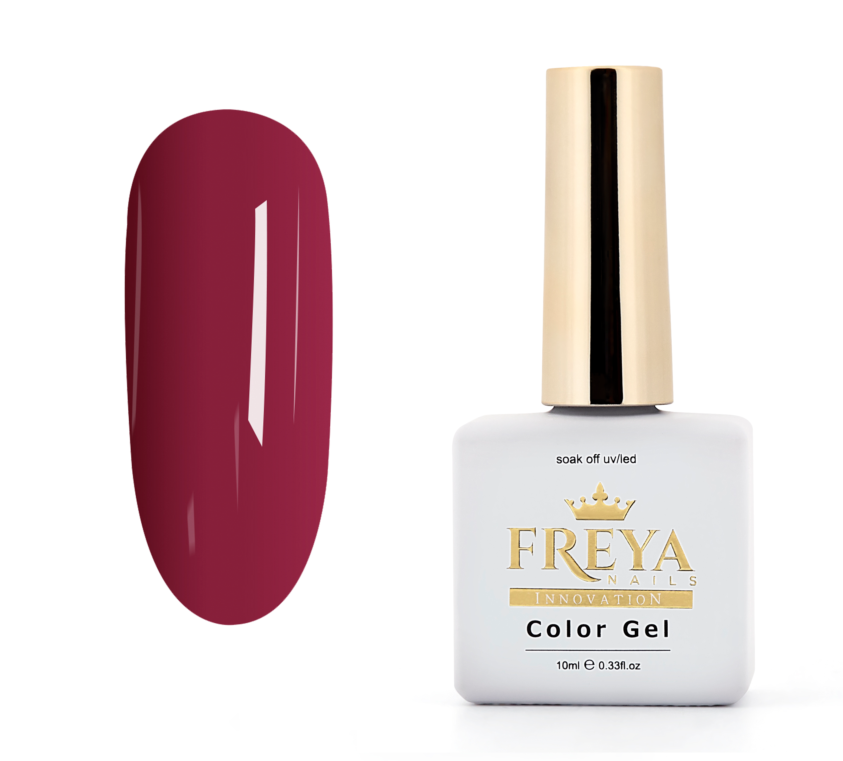 Гел лак 055 | TPO free гел лак за маникюр 2025, топ гел лак за нокти от FREYA Nails | Поръчай от FREYA Nails