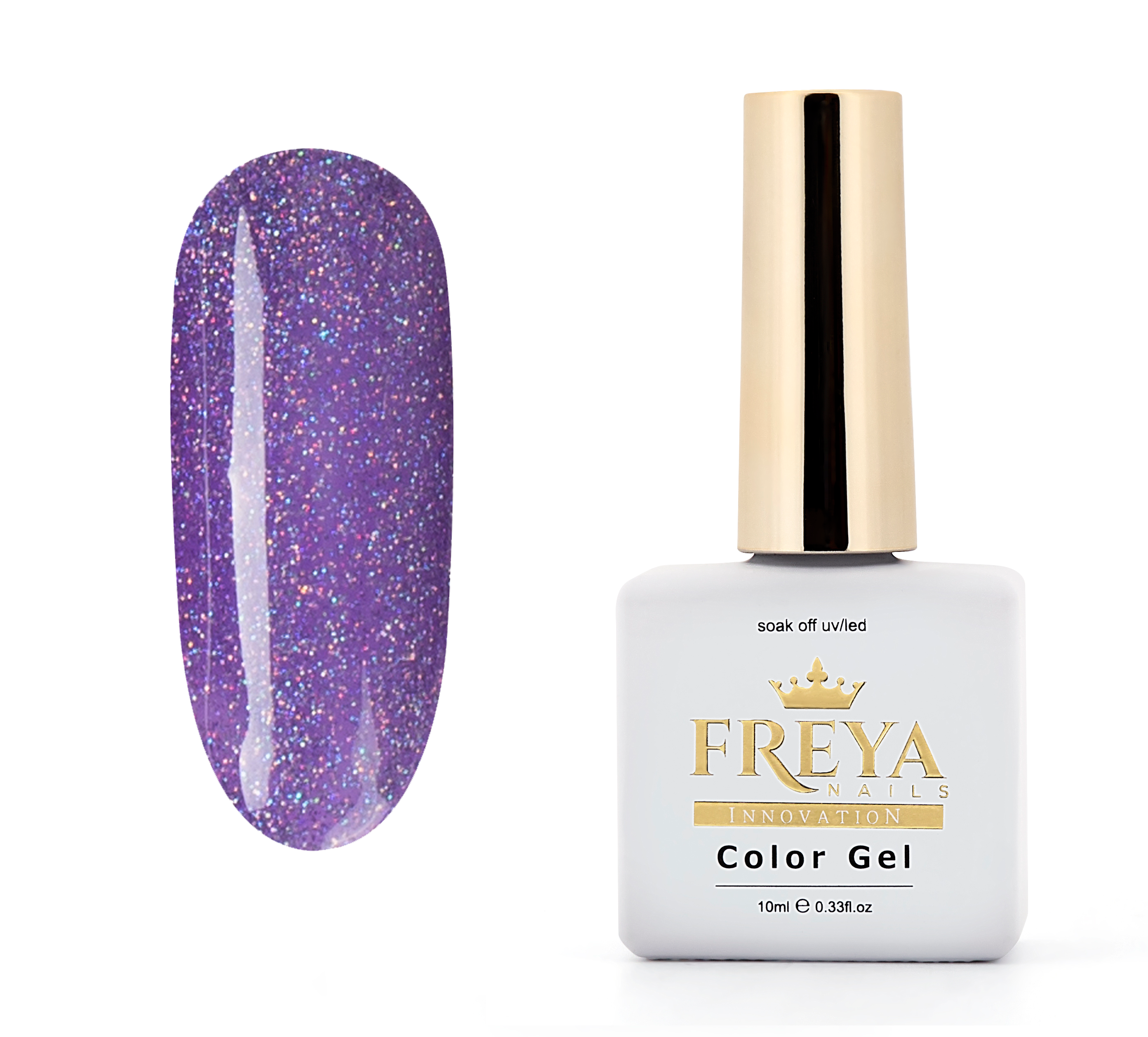 Гел лак 932 с лилав блясък | TPO free, перфектен маникюр | Поръчай от FREYA Nails за професионален резултат