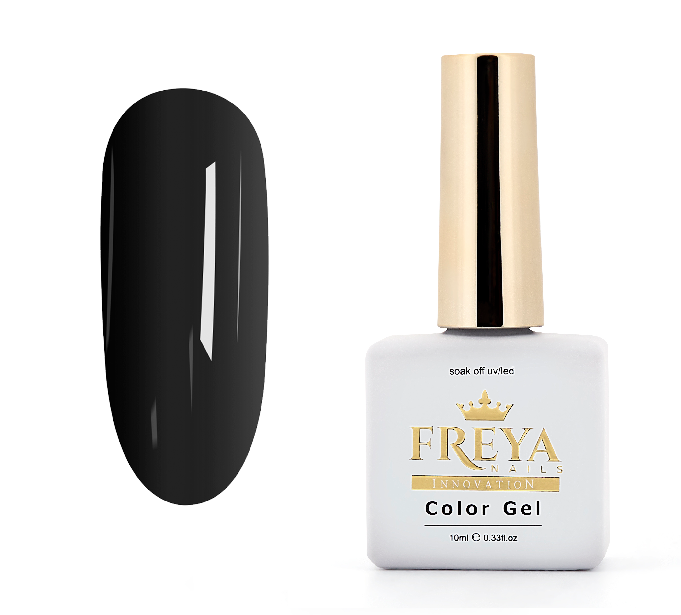 Гел лак Black за маникюр | TPO free, професионални гел лакове | Поръчай от FREYA Nails