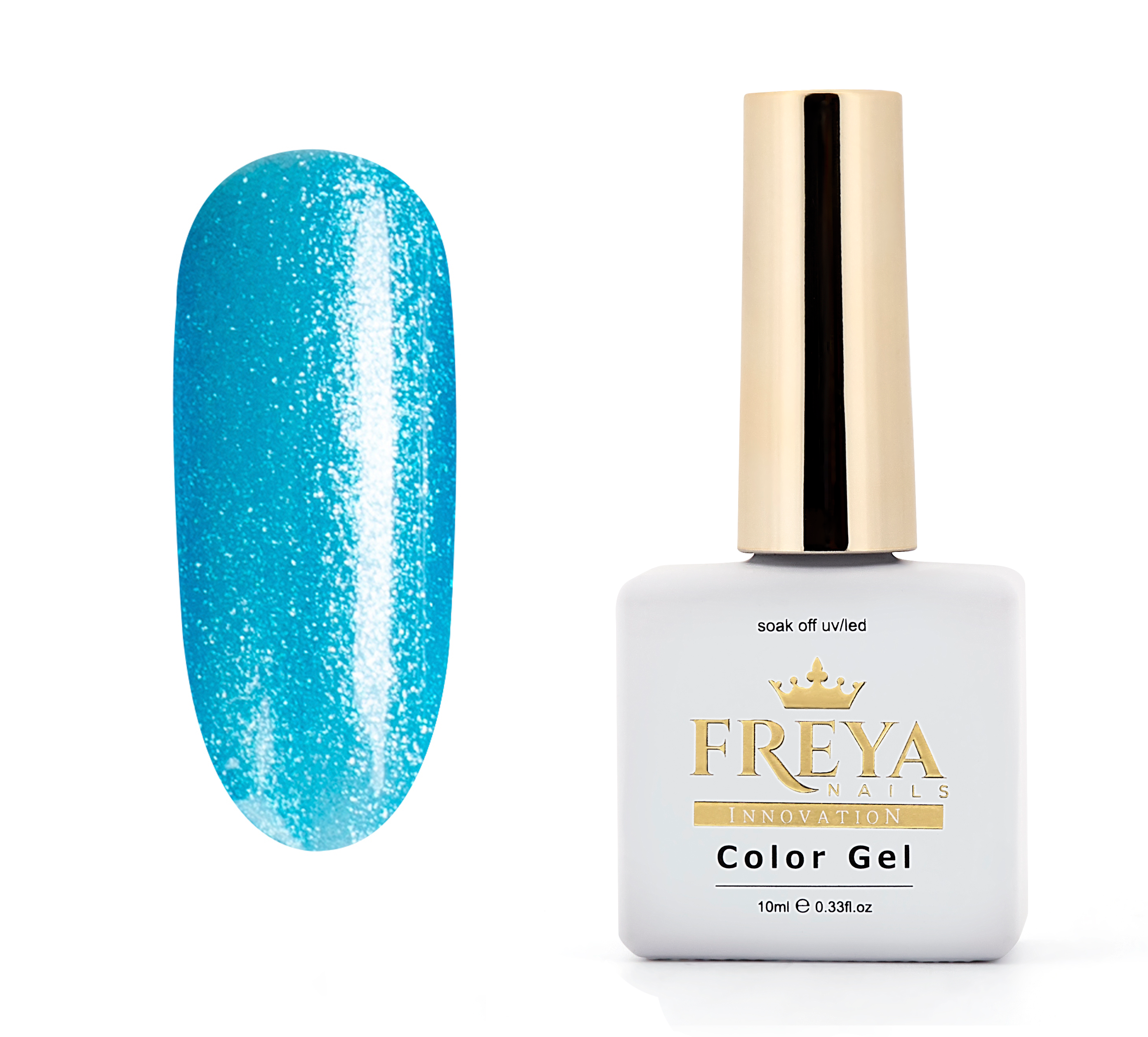 Гел лак 738 в синьо, професионален TPO free маникюр, лесно сваляне | Поръчай от FREYA Nails на топ цена