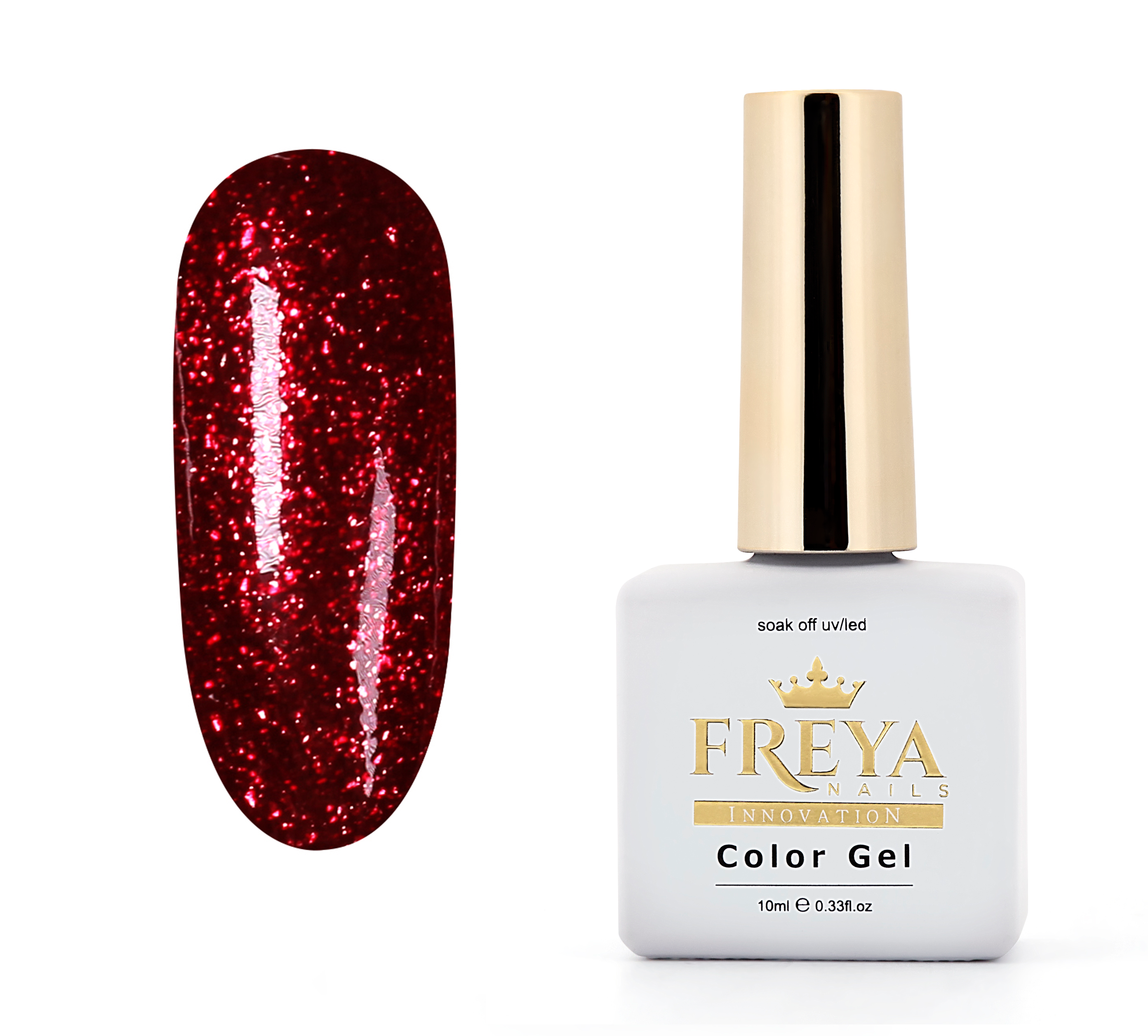 Гел лак F334 - TPO free, супер пигментация, маникюр 2025 | Поръчай от FREYA Nails