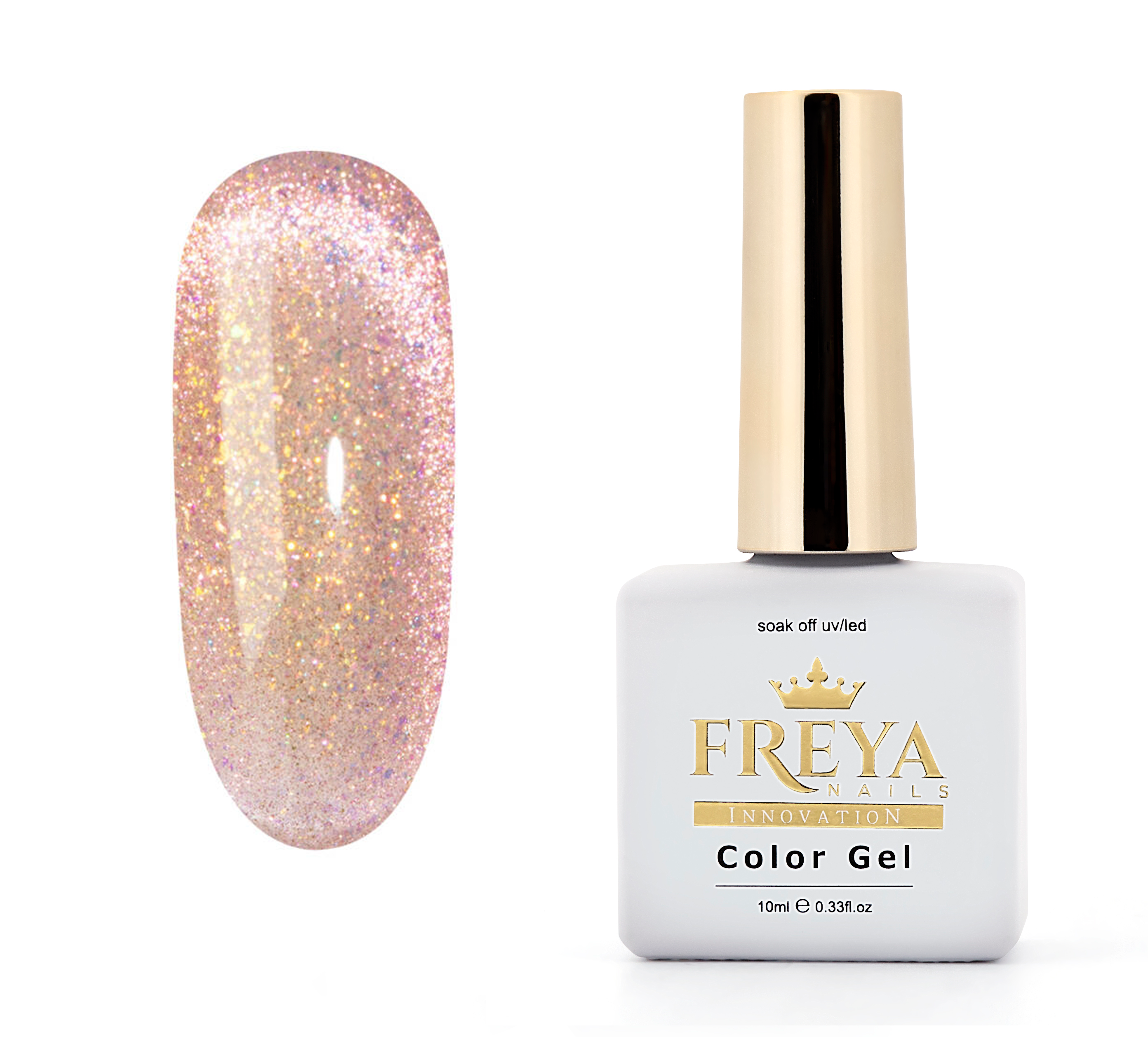 Гел лак Galaxy Cat Eye 04 - супер пигментиран, лесен за разнасяне, висок клас; идеален за магнити и покривен от първия слой.