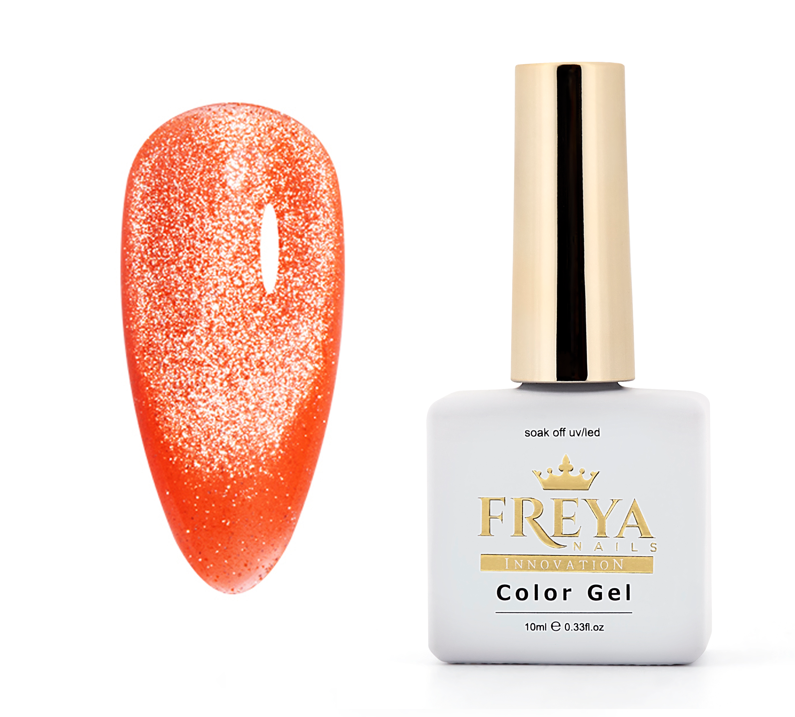 Гел лак Crazy Summer 01 - неоново рефлектиращ ефект TPO free | Поръчай от FREYA Nails