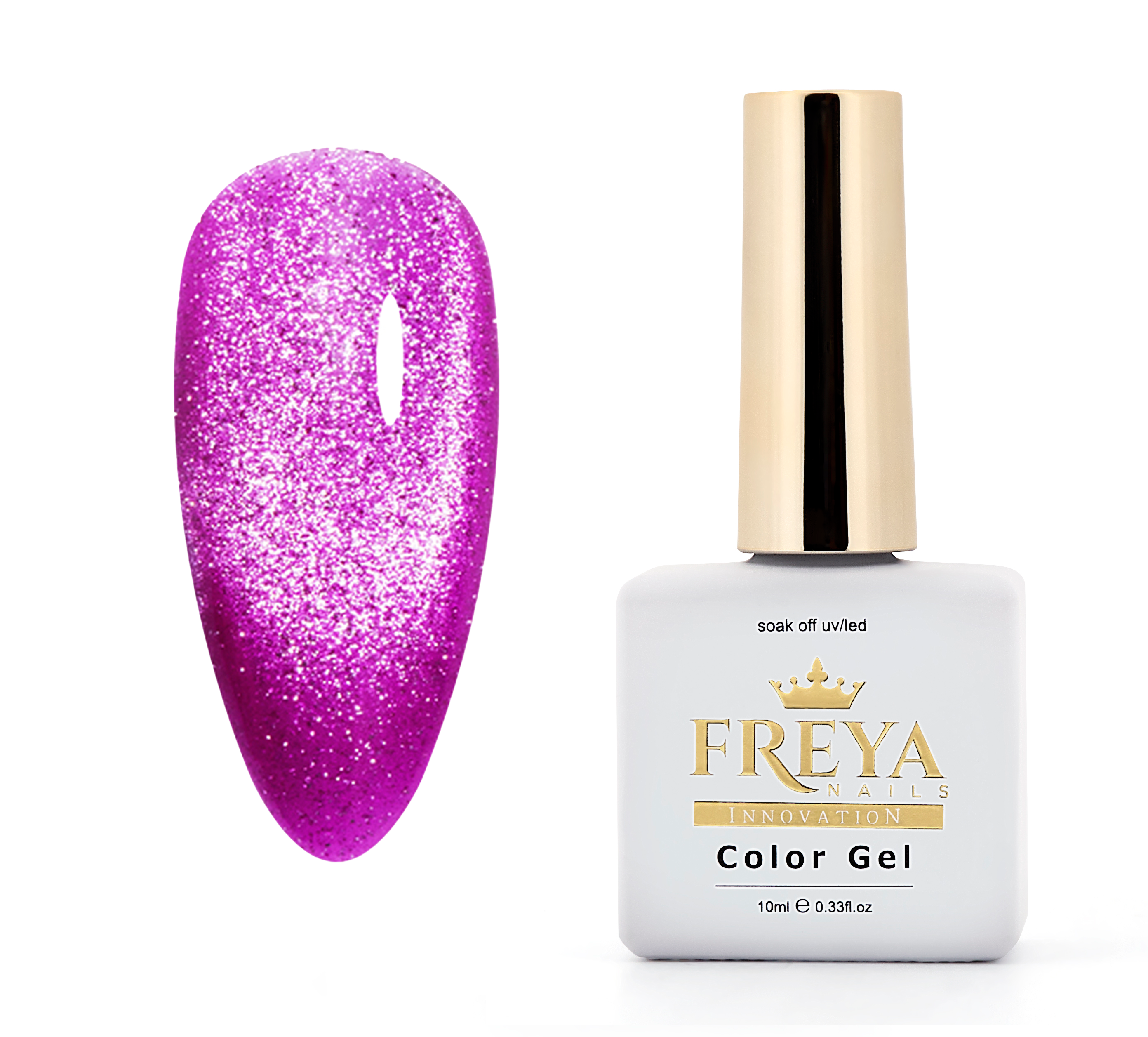 Гел лак Crazy Summer 07 - TPO free, неонов ефект и качество | FREYA Nails