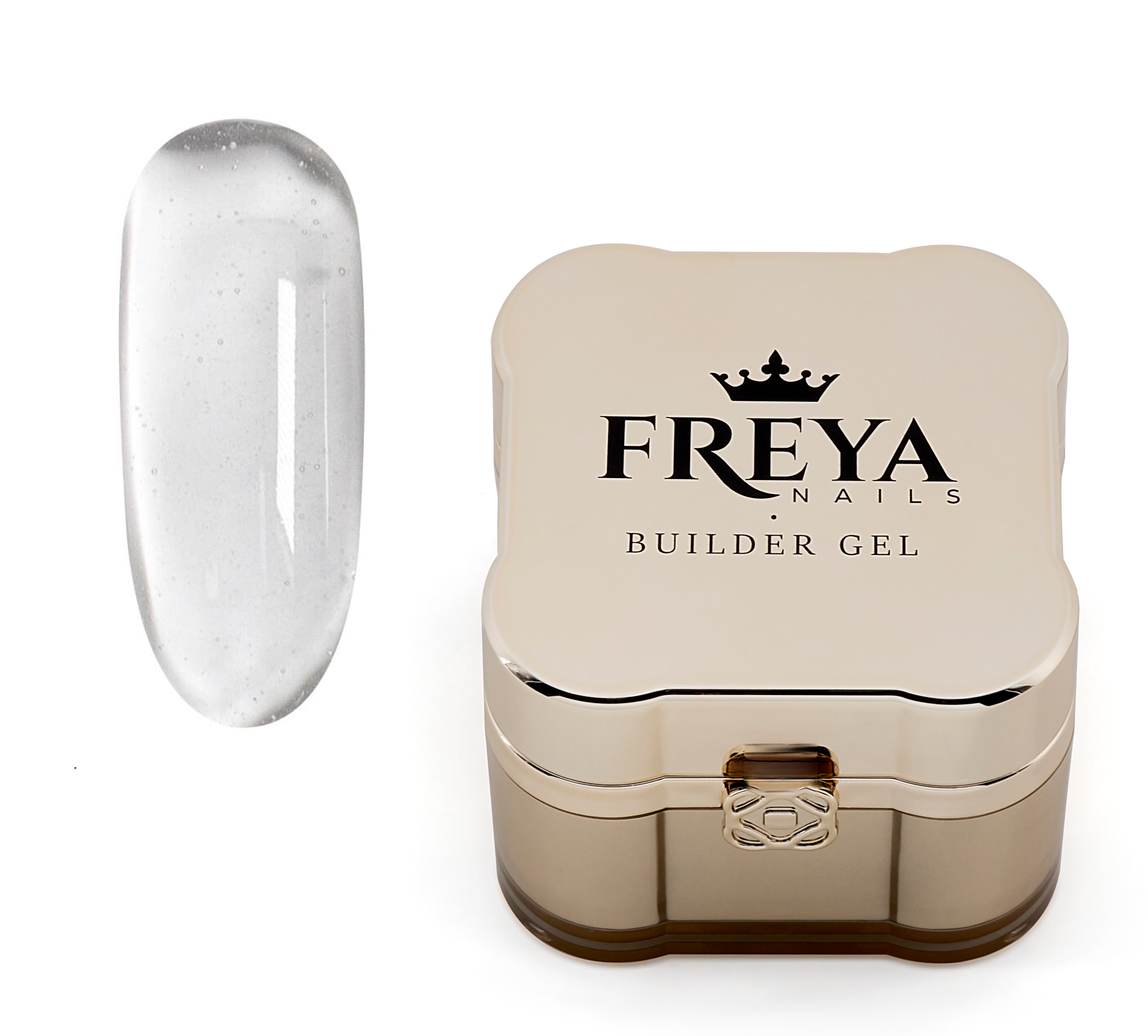 Lemmy Builder Gel 01 - Clear, топ гел за изграждане на нокти, без аромат, висококачествен TPO free гел лак | Поръчай от FREYA Nails