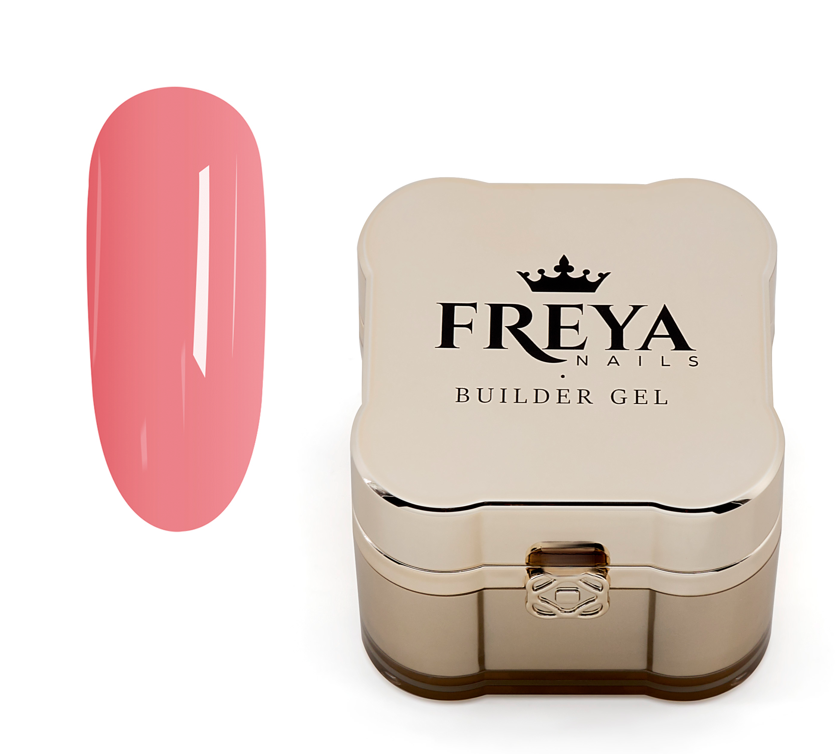 Lemmy Builder Gel 04 - Peach Amber, професионален гел за нокти, кремообразна текстура, самонивелиращ се | Поръчай от FREYA Nails