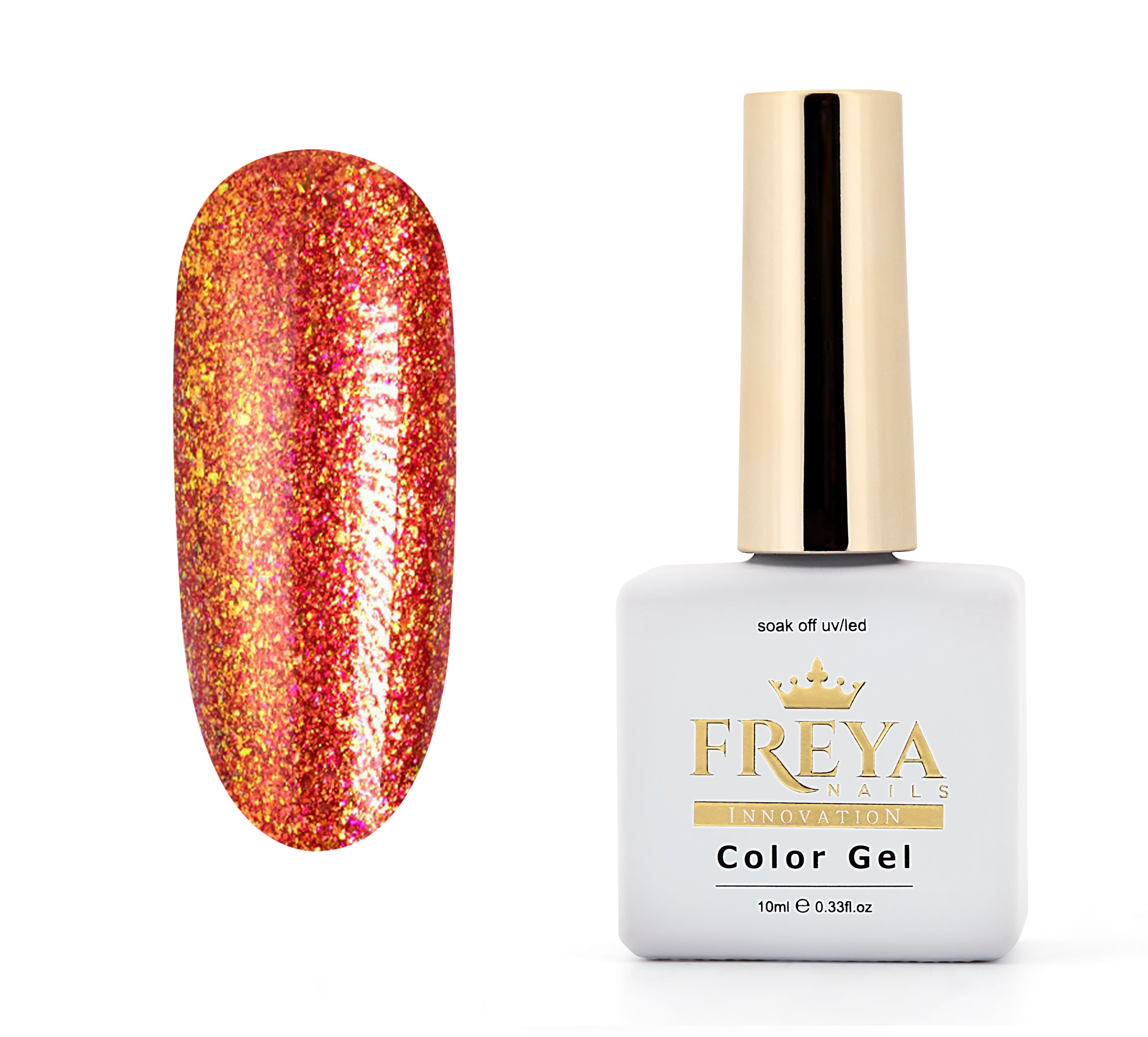 Гел лак Mermaid Glow 13 - TPO free, професионални гел лакове за маникюр | Поръчай от FREYA Nails