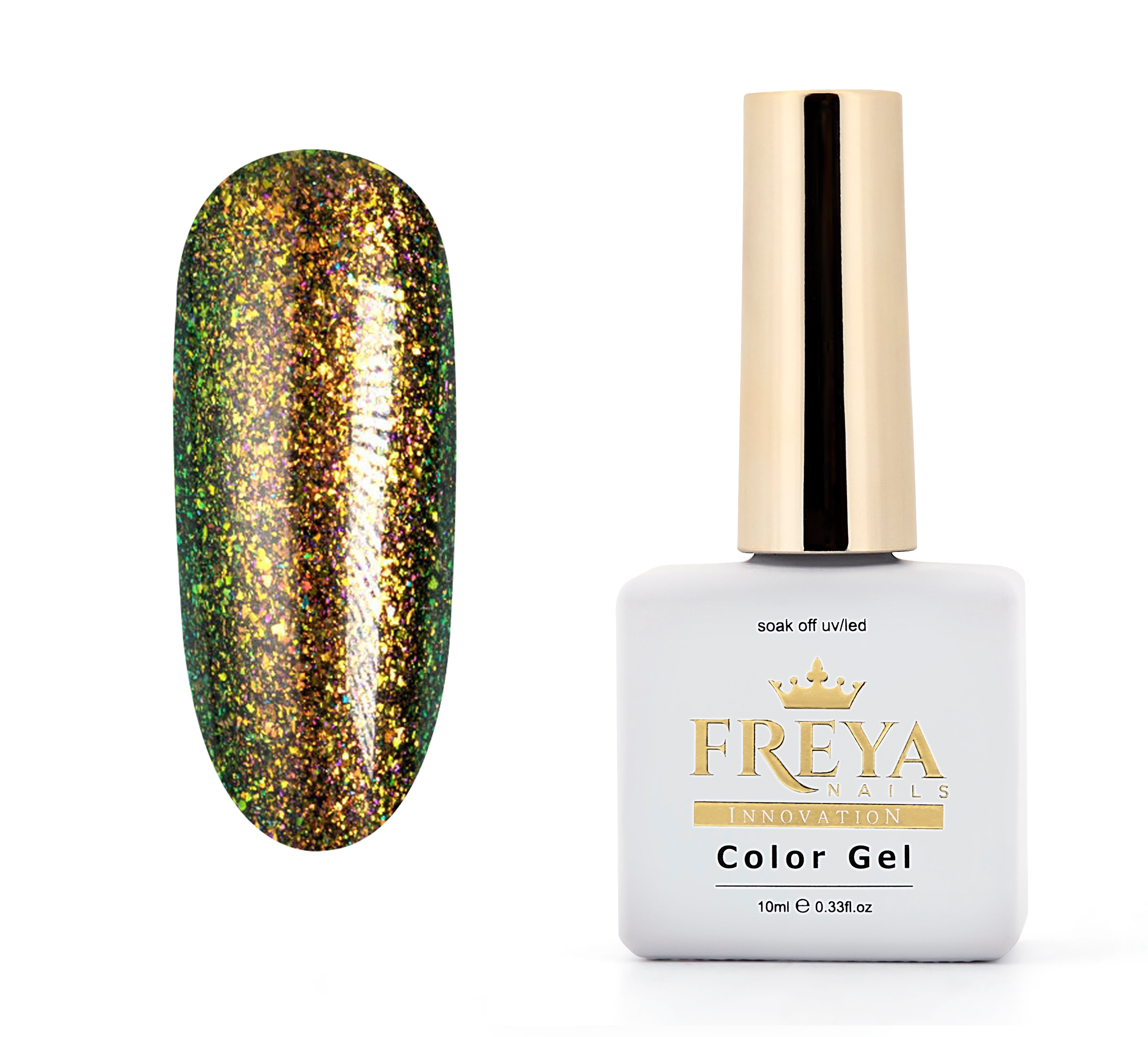 Гел лак Mermaid Glow 15 - TPO free, професионални гел лакове за салон, топ лак за маникюр | Поръчай от FREYA Nails