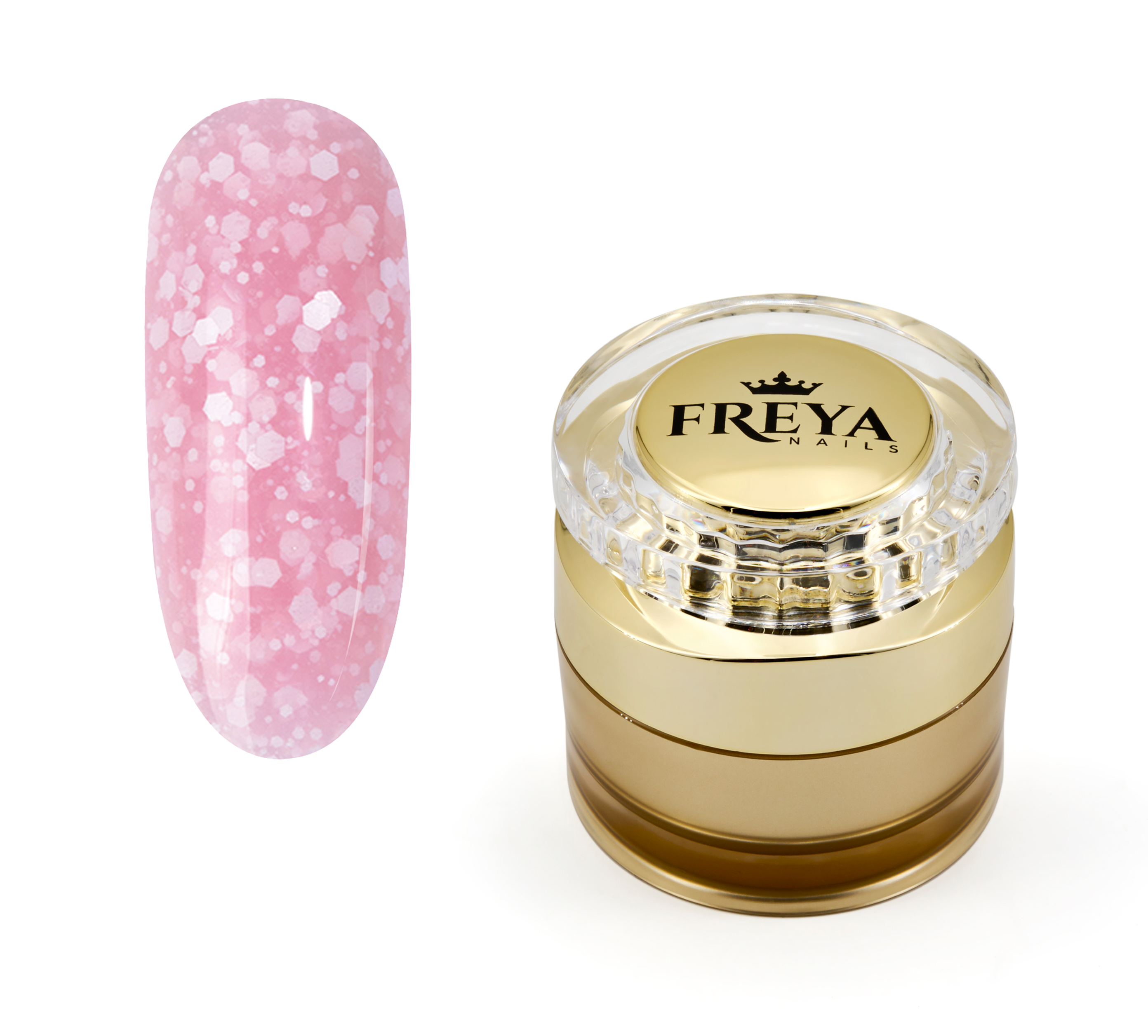 Neve Builder Gel 04 - професионален гел за нокти, TPO free, млечни тонове и снежни частици | Поръчай от FREYA Nails