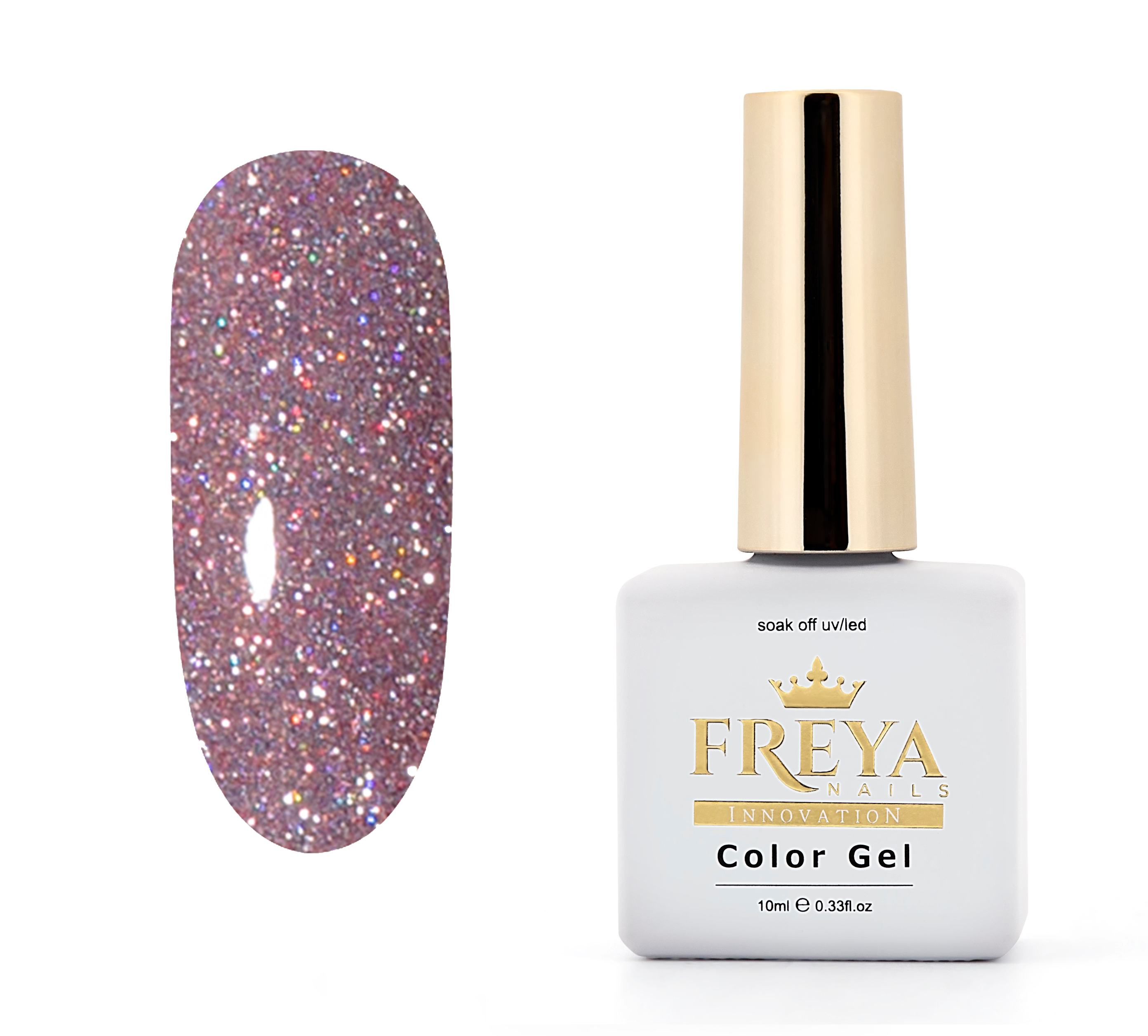 Гел лак Night Diamond 10 - бижу за нокти, без ТПО, професионални гел лакове за маникюр | Поръчай от FREYA Nails