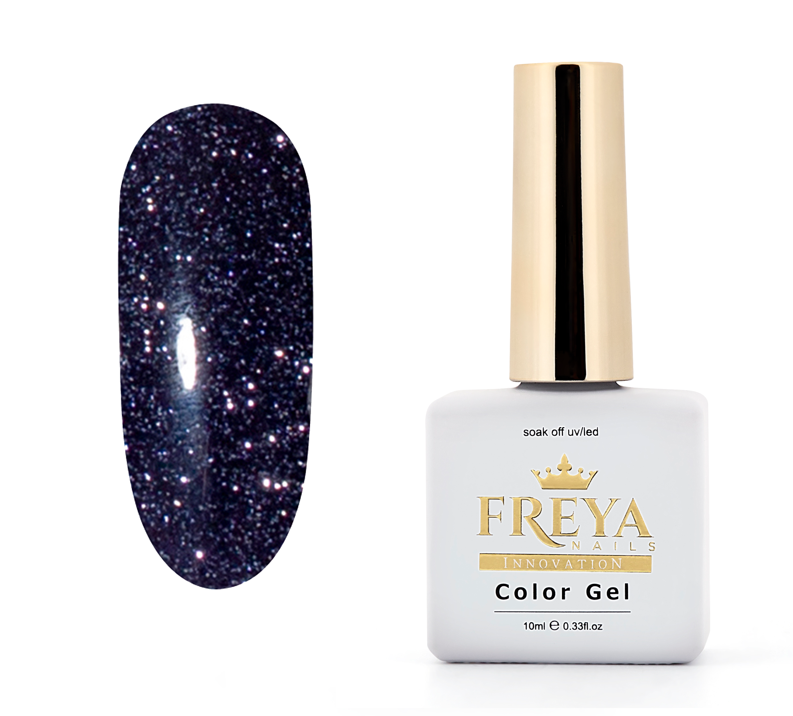 Гел лак Night Diamond 47 | TPO free, професионален бляскав гел за маникюр 2025, гел лак за нокти, евтини гел лакове | Поръчай от FREYA Nails