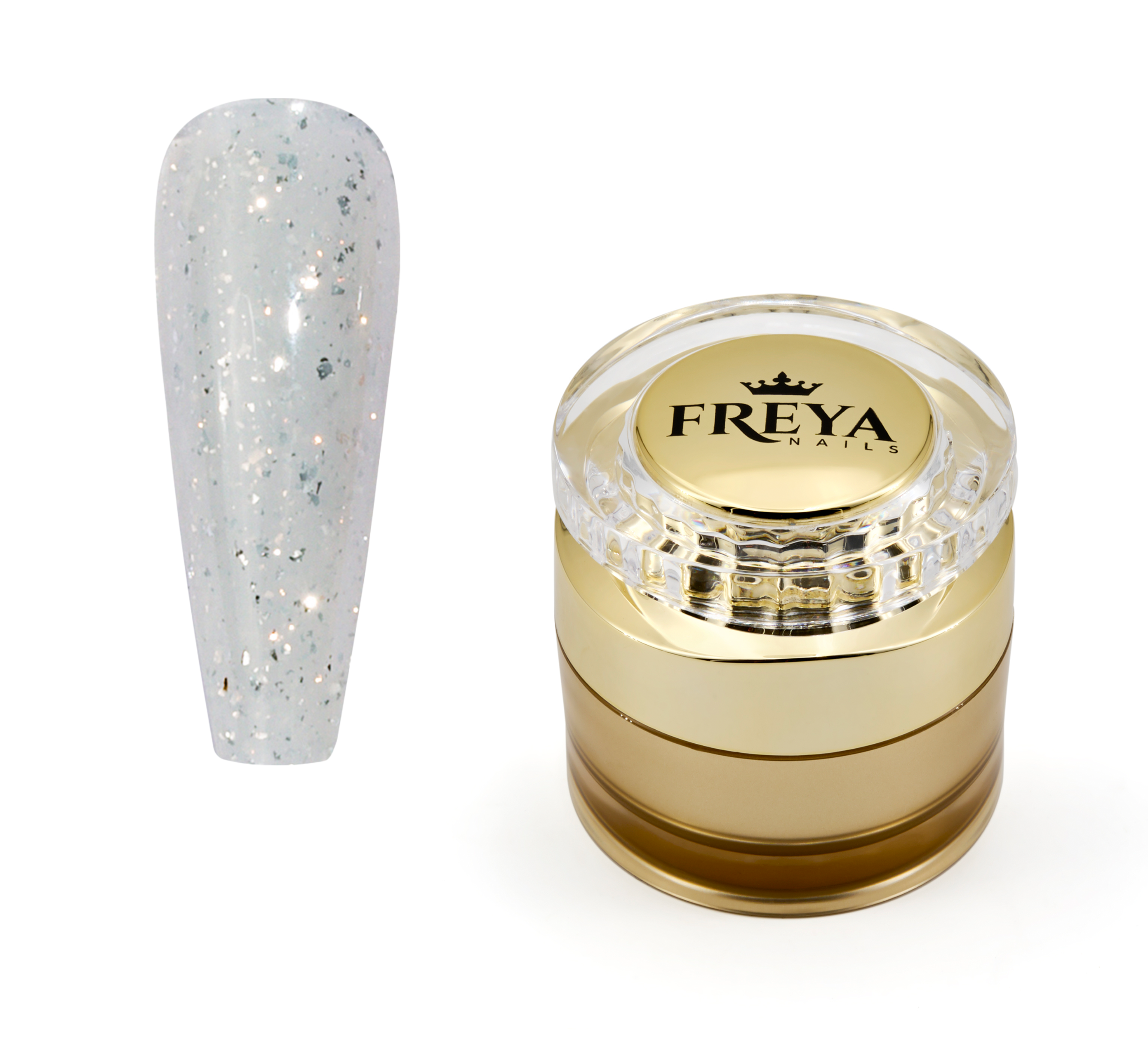 Particles Builder Gel 01 - TPO free, гел лак с частици за изграждане и декорации, топ цена за маникюр 2025 | Поръчай от FREYA Nails