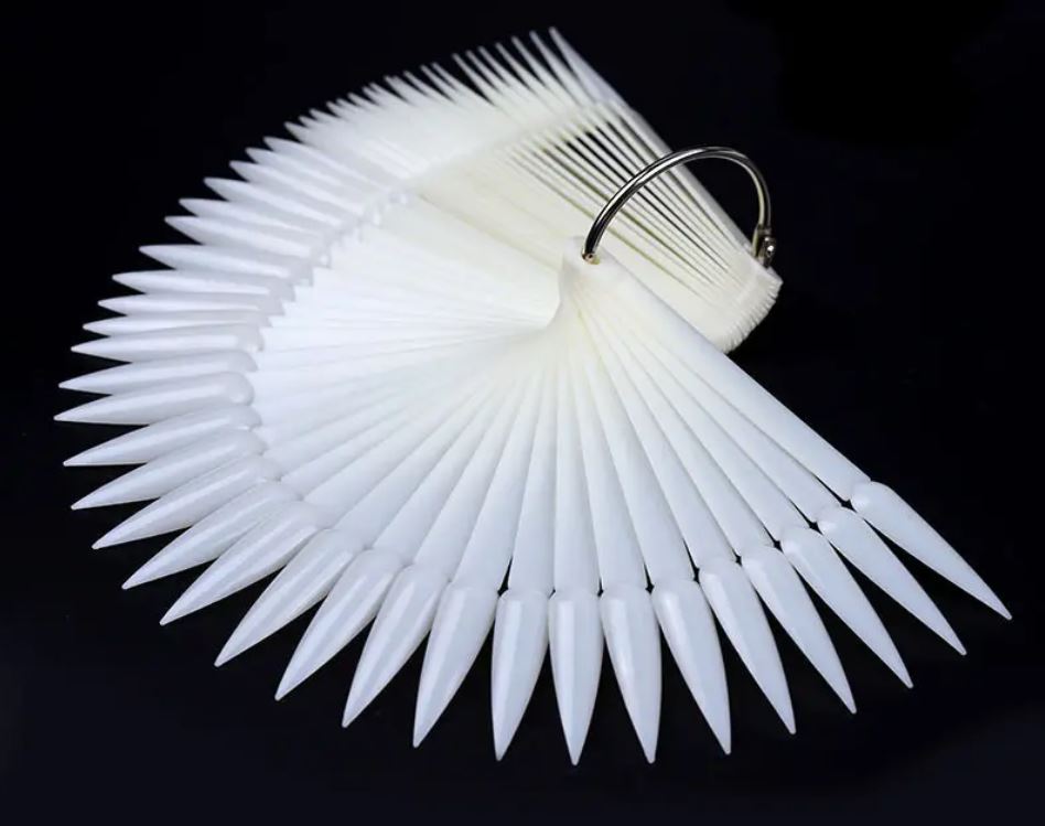 Мострен дисплей - Стилет бял, 50 броя, гел лакове без ТПО | Поръчай от FREYA Nails