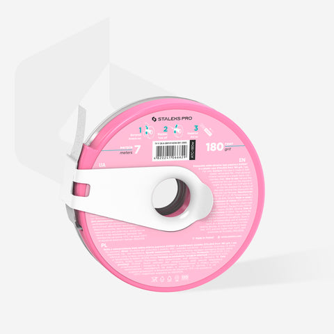 Ролка за зареждане на сменящи се абразиви Staleks, 180 grit в пластмасова кутия