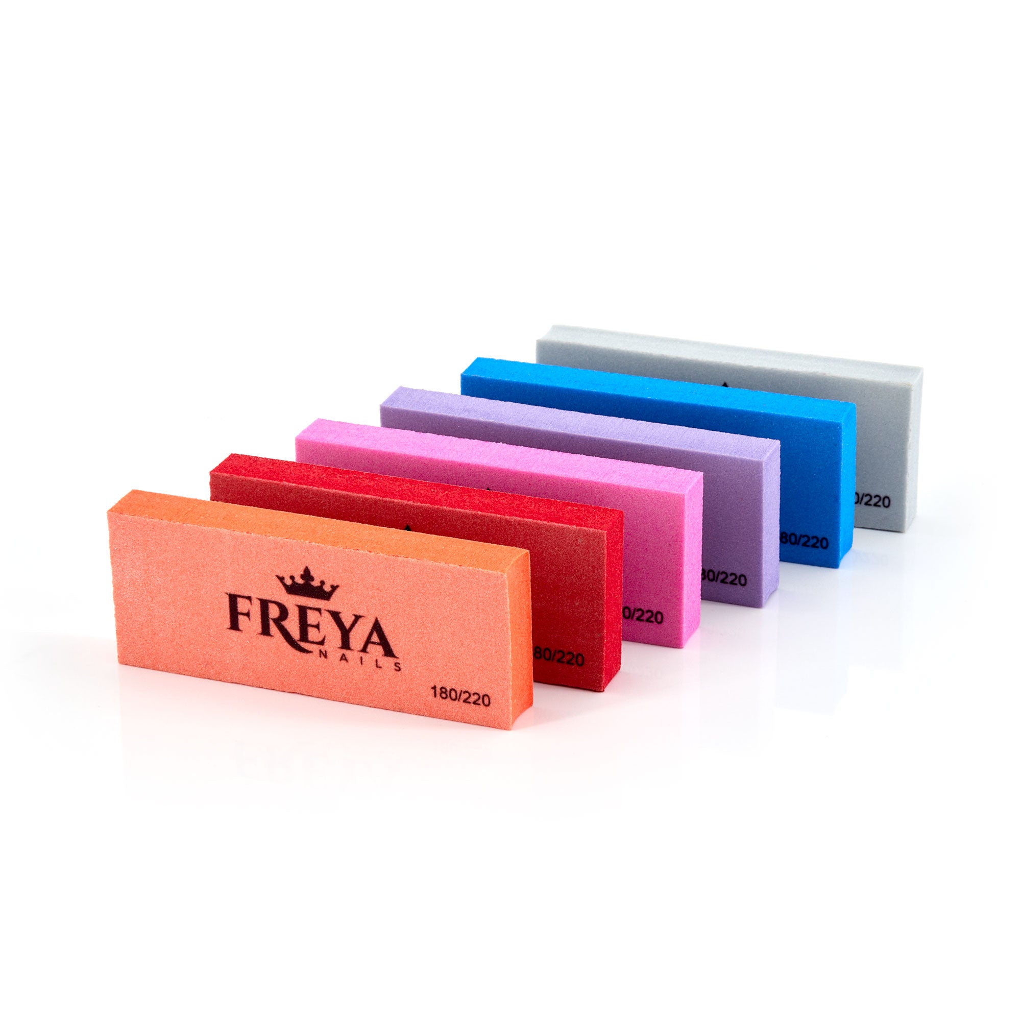 Буфер пила FREYA Nails 180/220 - професионални продукти за маникюр, аксесоари за нокти, цена в онлайн магазин.