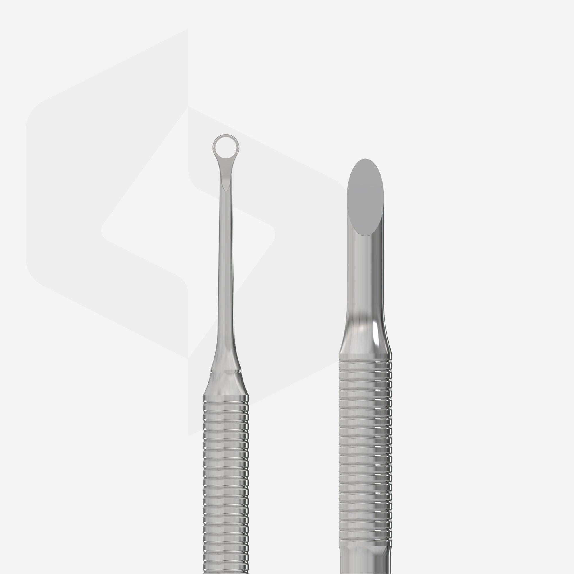 Избутвач за кожички с ринг STALEKS EXPERT 51 TYPE 2 - двойна страна за маникюр и почистване