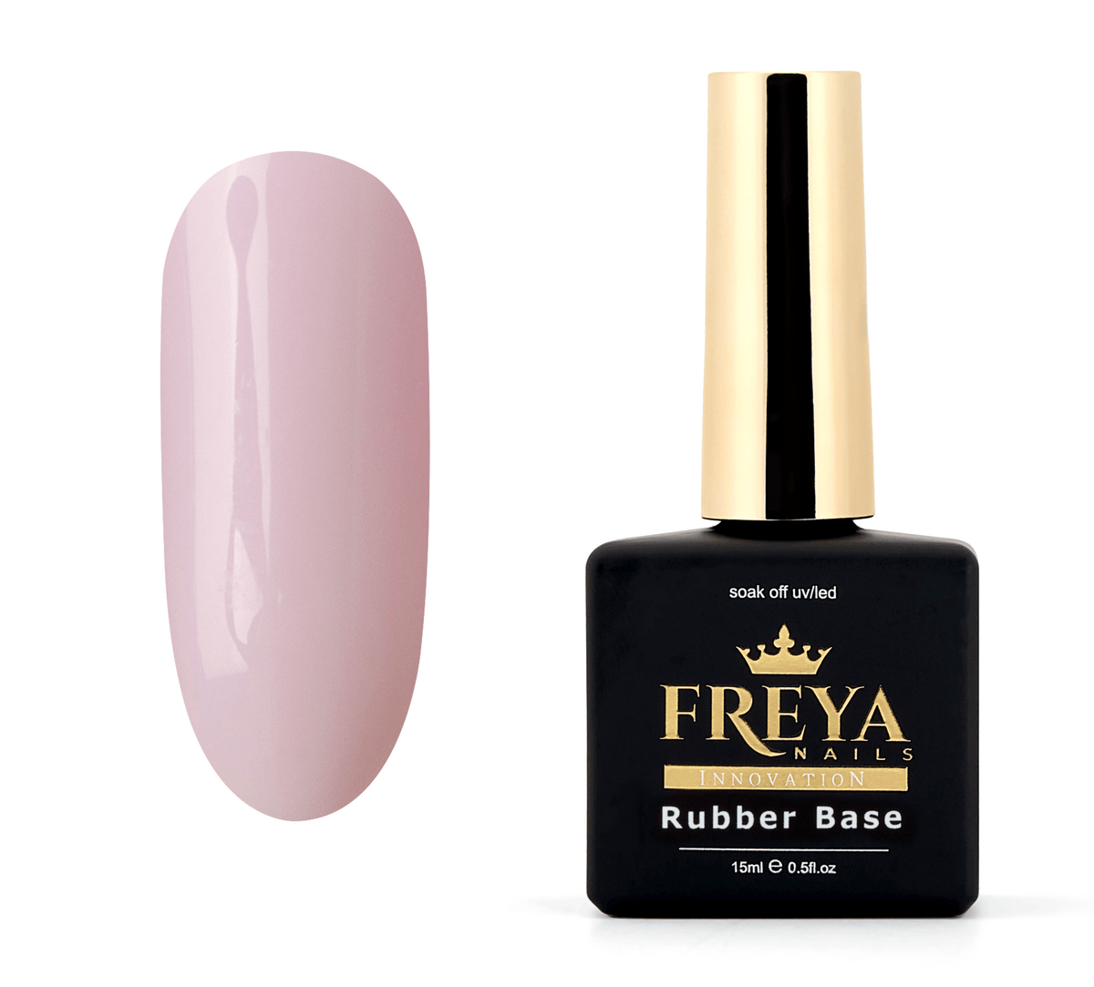 BonBon Rubber Base 04 от FREYA Nails - професионален лак за нокти с висока пигментация и дълготрайност.