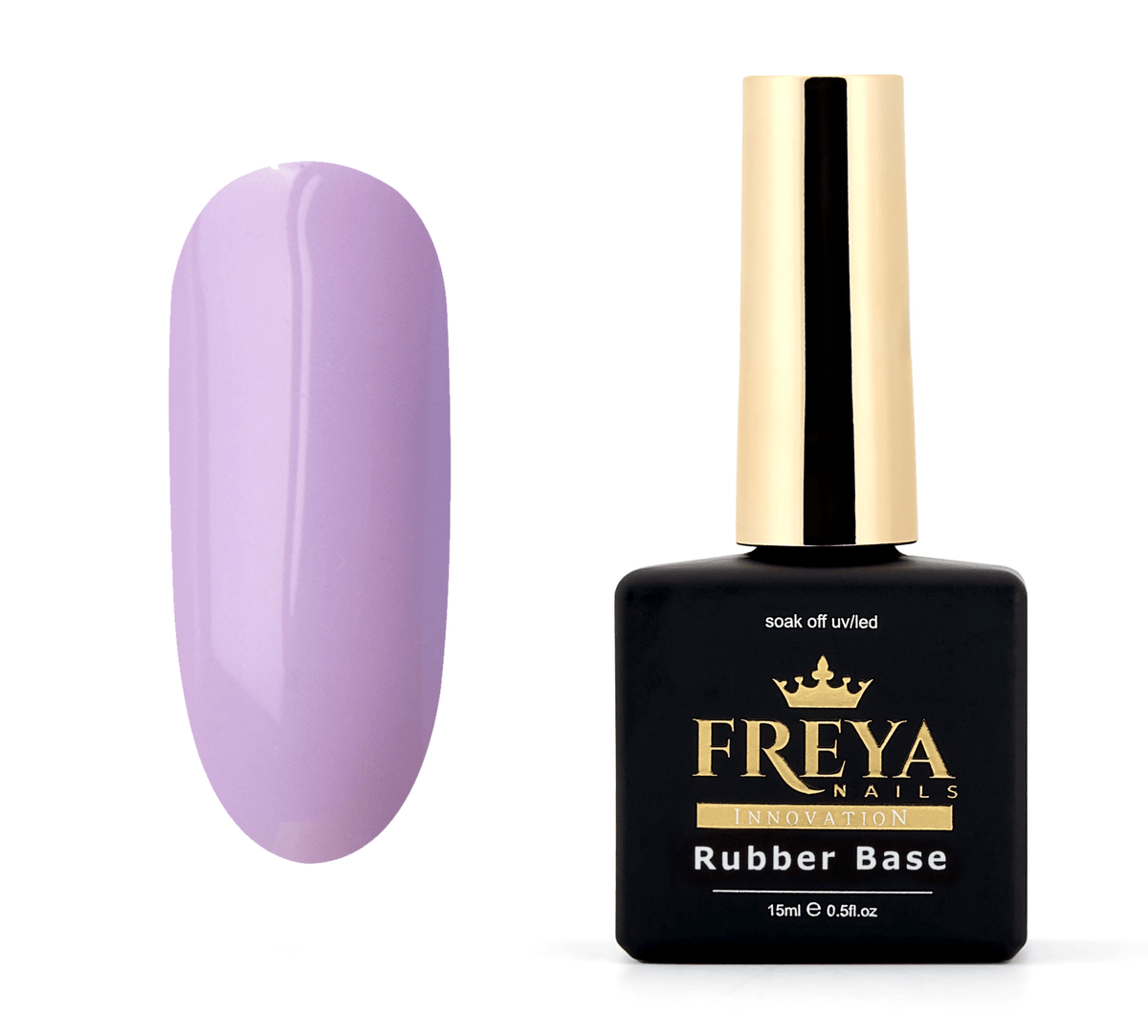 BonBon Rubber Base 18 в светлосенчест лилав цвят от FREYA Nails, идеален за маникюр и педикюр.