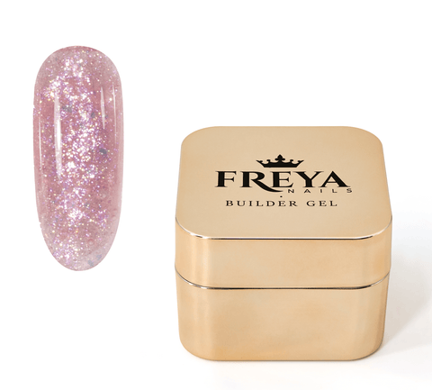 Brocade Builder Gel 09 with shimmering effect and elegant packaging