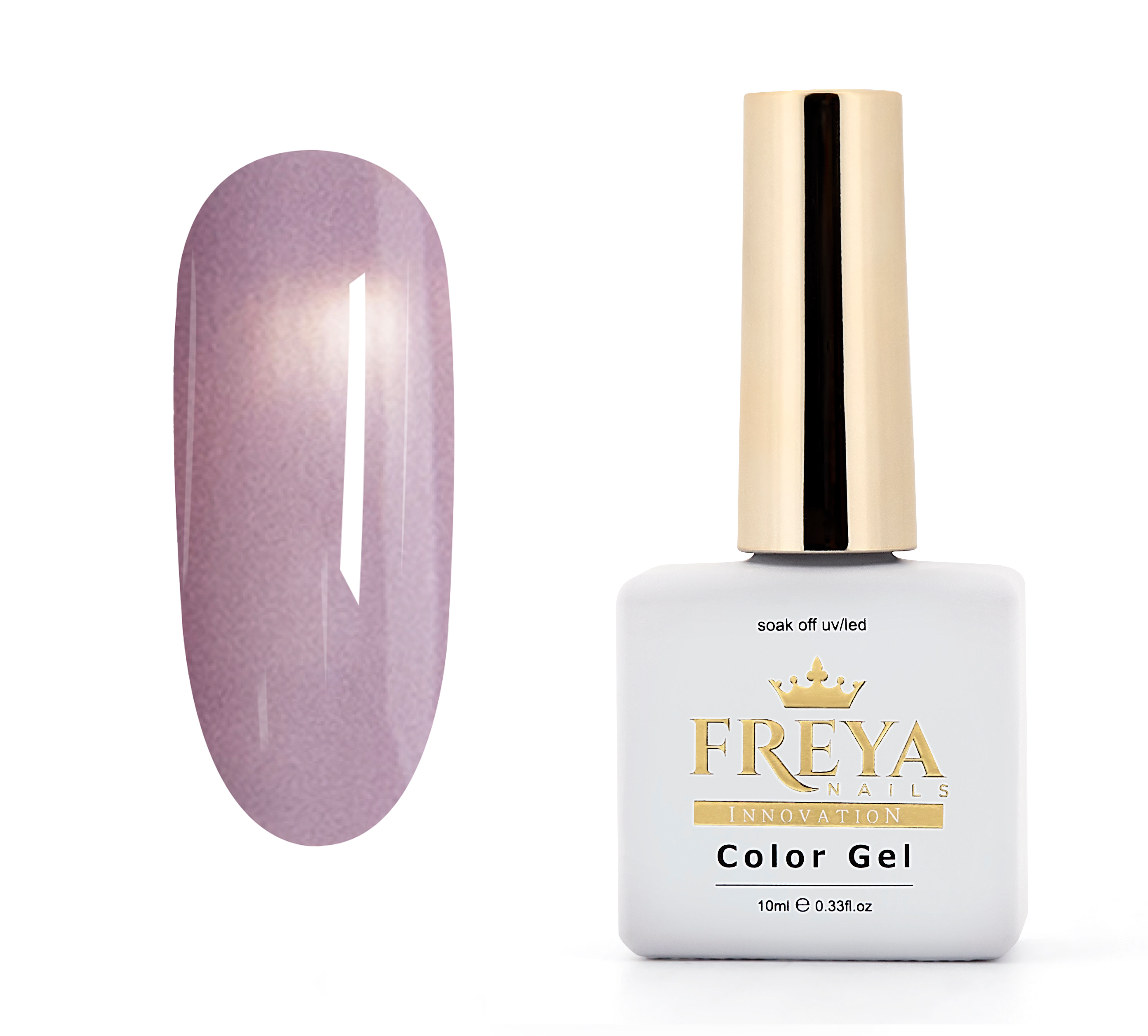 Гел лак Pastel Cat Eye - Lavender Silk - пастелно лилав гел лак с копринен ефект и меко сияние.