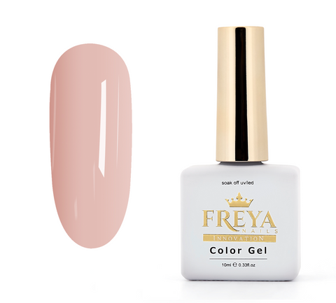Гел лак FREYA Nails 189 в цвят нежно розово, висока пигментация, идеален за професионални маникюри.