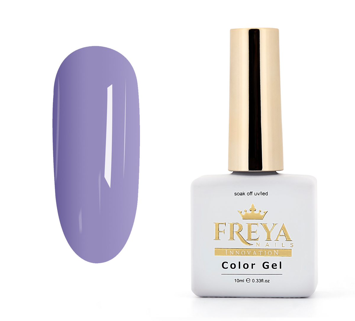 Гел лак FREYA Nails в лилав цвят - професионален продукт за маникюр, идеален за нокти.