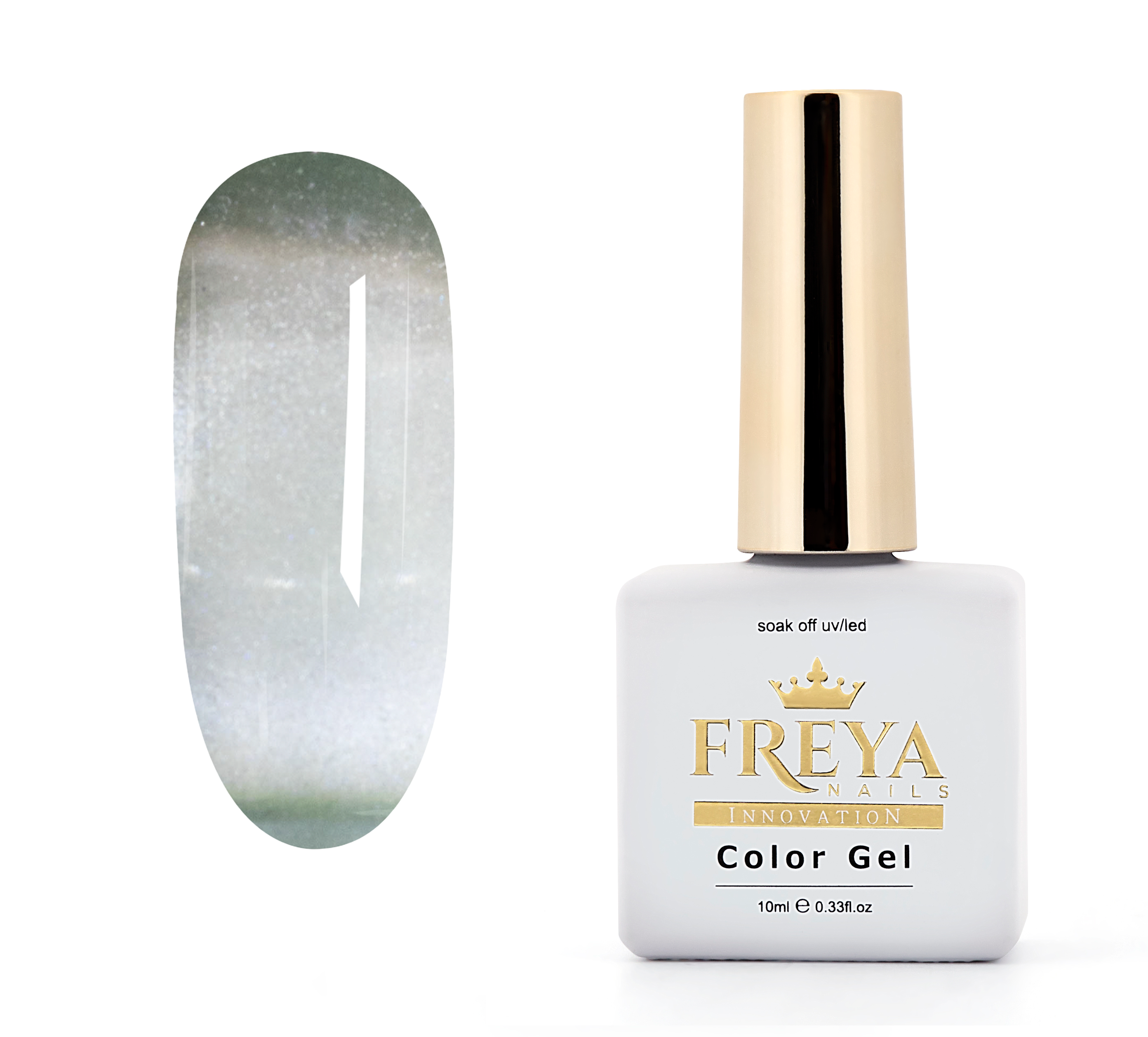 Гел лак Tutti Frutti Cat Eye - Coconut Frost