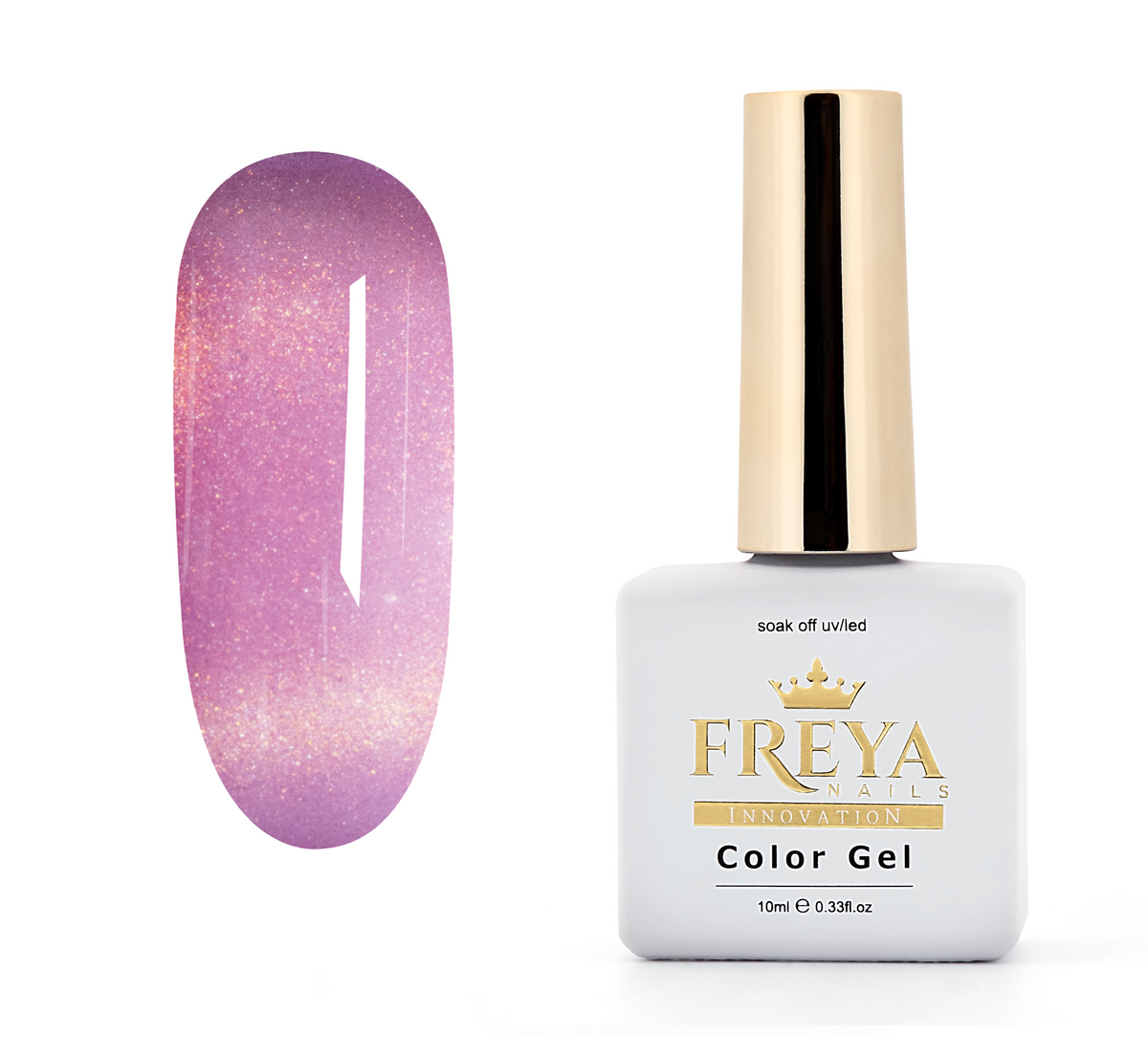 Гел лак Tutti Frutti Cat Eye - Grape Smoothie