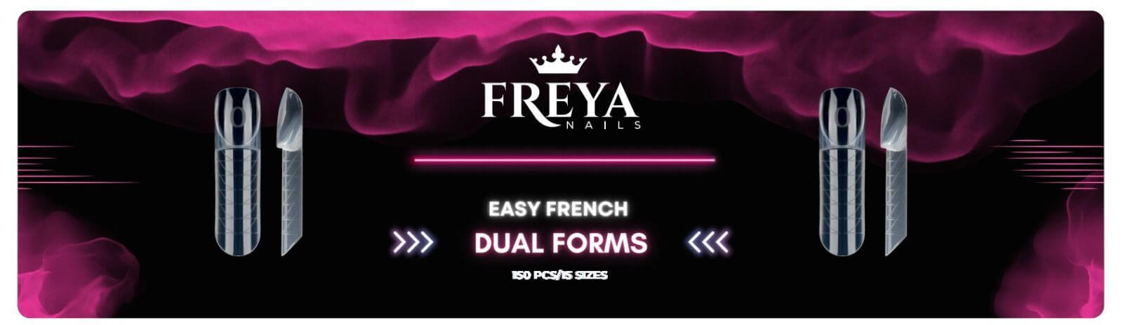 Горни форми - Easy French за перфектен френски маникюр от Freya Nails